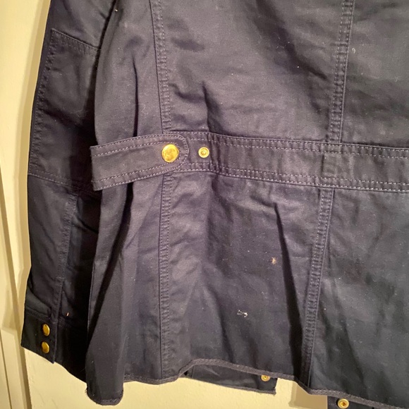J. Crew navy blue relaxed boyfriend field jacket M - Picture 13 of 16